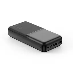 Універсальна мобільна батарея XO PR252 Lighted Mobile Power 20 000 mAh Чорний - мініатюра 3