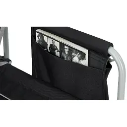 Стілець розкладаний KingCamp Portable Director Chair Black/Grey - мініатюра 2