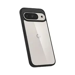 Чохол прозорий Spigen Ultra Hybrid Matte Black для Pixel 9 | 9 Pro (ACS07690) - мініатюра 3