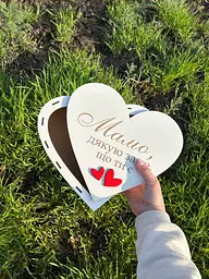 Подарункова коробка формі серця, декоративна коробка для подарунків - мініатюра 6