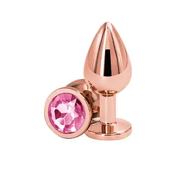 Анальна пробка NS Novelties Rear Assets - Rose Gold, M