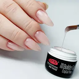 Однофазний моделюючий гель PNB UV/LED One Phase Builder Gel Crystal Pink 5 мл - мініатюра 4