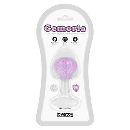Анальна пробка Lovetoy Gemoria 11.3 см (фіолетовий) - мініатюра 9