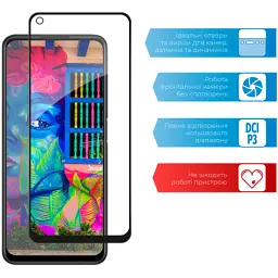 Скло захисне ACCLAB Full Glue Oppo A96 (1283126522147) - миниатюра 4