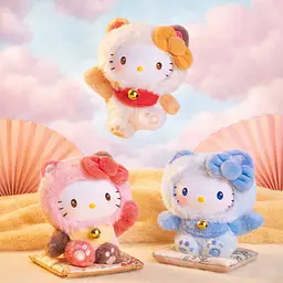 М’яка іграшка-сюрприз на кліпсі Pop Top Hello Kitty - Казкові бажання (25MR-017) - мініатюра 5