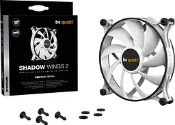 Вентилятор Be quiet! Shadow Wings 2 140mm White PWM (BL091) - мініатюра 5