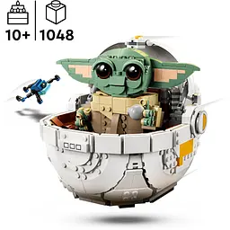Конструктор LEGO Star Wars Ґроґу в повітряній колисці 1048 деталей (75403) - мініатюра 3