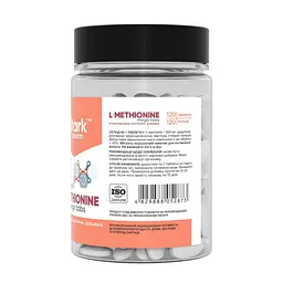 Дієтична добавка Stark Pharm L-Methionine 500 мг 120 таблеток - мініатюра 2