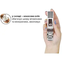 Крем-змазка з кокосовою олією System JO Coconut Hybrid Original (30 мл) - мініатюра 4
