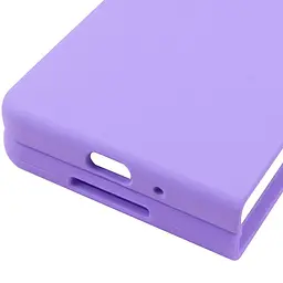 Чохол Foldables Silicone Cover Lakshmi (AAA) для Samsung Galaxy Z Fold4 Бузковий / Dasheen - мініатюра 6