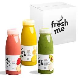 Смузі FreshMe Triple Treat Манго, Шпинат і Полуниця Набір 250 мл х 14 шт