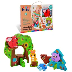 Дерев'яний конструктор-пазл, що розвиває Kids hits Wooden Forest Set (KH20/009)