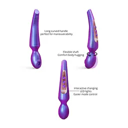Стимулятор для клітора Love To Love Pleaser Iridescent Night, ефект постукування, 5 режимів - мініатюра 5