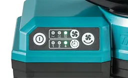 Вентилятор акумуляторний Makita DCF203Z (235 мм, 2-3.1 м/с, LXT, AC, без акумуляторів та зарядного пристрою) - мініатюра 6
