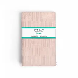 Рушник вафельний Cosas Cube Rose 75x130 см, рожевий - мініатюра 2