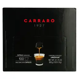 Уцінка. Кава в капсулах Carraro Lavazza Blue Crema Espresso, 100 капсул - мініатюра 2