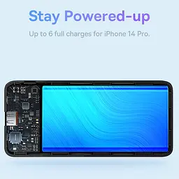 Портативний ЗП Baseus Airpow 20W 30000mAh (PPQD09010) Black - мініатюра 7