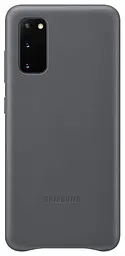 Чохол шкіряний оригінальний Leather Cover EF-VG980LJEGRU для Samsung Galaxy S20 (6.2") Gray