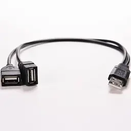 Розгалужувач з одного штекера USB 2.0 на 2 гнізда - мініатюра 2