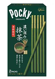 Японські палички Glico Pocky Класична Матча 2шт 61.6г - мініатюра 3