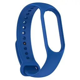 Силіконовий ремінець для фітнес браслетів Xiaomi Mi Band 5/6/7, Silicone, royal blue, зі зручною застібкою, на фітнес трекер та смарт годинник, ArmorStandart (ARM72359)