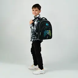 Рюкзак для початкової школи Kite Education 763M Next Level Чорний (K26-763M-4) - мініатюра 17