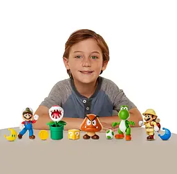 Ігрова фігурка Super Mario Зелений Йоші, з артикуляцією, 10 см (68522-RF1) - мініатюра 7