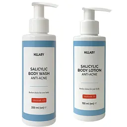 Комплекс для тіла проти акне з саліциловою кислотою Hillary Anti-Acne Body Care Complex with Salicylic Acid