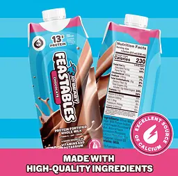 Шоколадне молоко Feastables Protein Fortified Chocolate Milk 236 мл - мініатюра 4