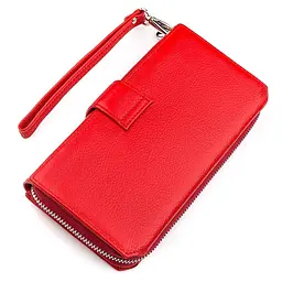 Гаманець жіночий ST Leather 18456 (ST228) дуже красивий червоний - мініатюра 2