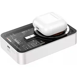Зовнішній акумулятор Hoco Q10A Transparent MagSafe 10000mAh 20W White [101297] - мініатюра 5