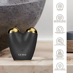 Мікрострумовий підтягувач обличчя GESKE MicroCurrent Face-Lifter 6 в 1 сірий - мініатюра 5