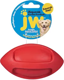 Футбольний м'яч для собак JW Pet iSqueak Funble