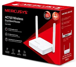 Маршрутизатор Mercusys MR20 AC750, 2xFE LAN, 1xFE WAN - мініатюра 10