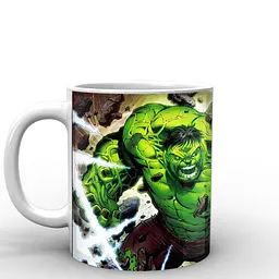 Кухоль GeekLand Халк Hulk comics artwork HU.02.003 330 мл білий - мініатюра 2