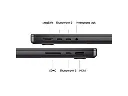 Ноутбук Apple MacBook Pro 14 2026 M5 Pro/15CPU/16GPU/48GB/1TB Space Black (Z1ML00024, Z1ML001TJ) - мініатюра 11
