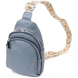 Універсальна жіноча сумка-слінг із натуральної шкіри Vintage 15х21,5х6,5 см sum0027606
