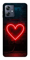 Чохол Demsky Яскраве серце для Motorola Moto G54