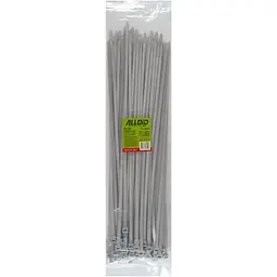 Хомут Alloid 7.6х500 пластиковий 100 шт. сірий (PC-76500G)