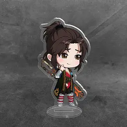 Акрилова колекційна фігурка Chibi Аніме: Розколота битвою синьова небес Янь Сяо / Yan Xiao 1 10 см