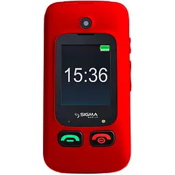 Мобільний телефон (бабушкофон) Sigma mobile Comfort 50 Shell Duo Red (4827798212325) - мініатюра 2