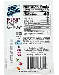 Цукерки Pop Rocks Mystery Flavour Artificially Flavored 9.5г - мініатюра 2