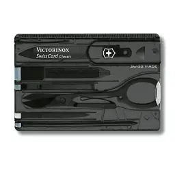 Ніж Victorinox Swisscard 82х54х4мм,10функ,чорн.прозор - мініатюра 4