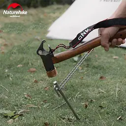 Кілок Naturehike (NH19PJ014) сталевий - 25см - сірий - мініатюра 4