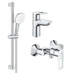Набір змішувачів Grohe BauLoop New 3 в 1 для душу UA123220S1 Хром