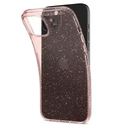 Чохол Spigen Liquid Crystal Glitter Rose Quartz для iPhone 15 (ACS06789) - мініатюра 4