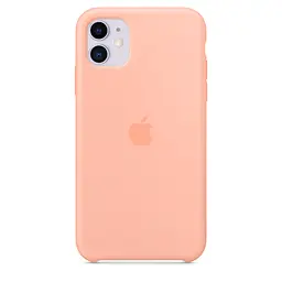 Чохол Silicone Case для Apple iPhone 11 [Grapefruit] ААА [48749] - мініатюра 6