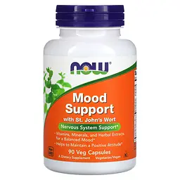 Комплекс для Підтримки Настрою із Звіробоєм Mood Support with St. John's Wort - 90 вег. капсул