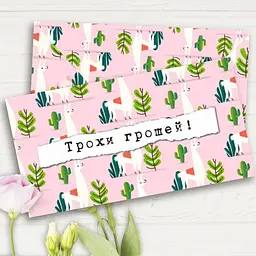 Конверт подарунковий Трохи грошей 18012