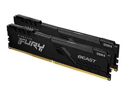 Модуль пам'яті Kingston FURY 16 GB (2x8GB) DDR4 3200 MHz Beast Black (KF432C16BBK2/16WP)